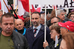 Protest PiS przed Ministerstwem Sprawiedliwości