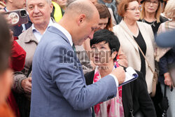 Protest PiS przed Ministerstwem Sprawiedliwości