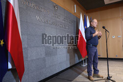 Konferencja premiera przed wylotem na tereny dotknięte powodzią