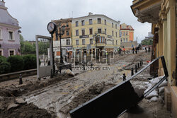 Miasta po przejściu fali powodziowej