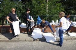 Miasta po przejściu fali powodziowej