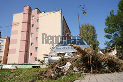 Miasta po przejściu fali powodziowej