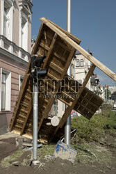 Miasta po przejściu fali powodziowej