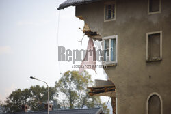 Miasta po przejściu fali powodziowej