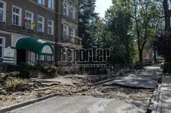 Miasta po przejściu fali powodziowej