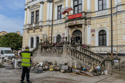 Miasta po przejściu fali powodziowej