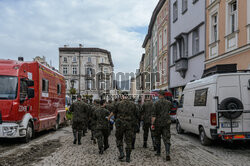 Miasta po przejściu fali powodziowej