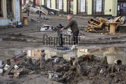 Miasta po przejściu fali powodziowej