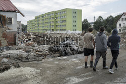 Miasta po przejściu fali powodziowej