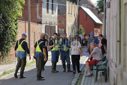 Miasta po przejściu fali powodziowej