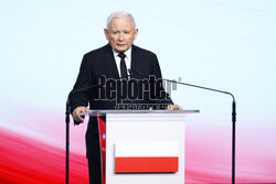 Konferencja prasowa Jarosława Kaczyńskiego