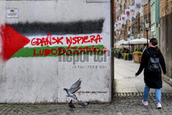 Graffiti: GDAŃSK WSPIERA LUDOBÓJSTWO