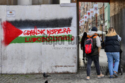 Graffiti: GDAŃSK WSPIERA LUDOBÓJSTWO