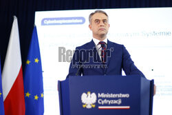 Konferencja ministra cyfryzacji