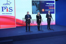 Konferencja posłów PiS