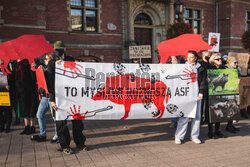 Gdański protest w obronie dzików