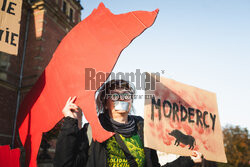 Gdański protest w obronie dzików