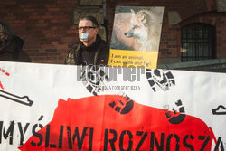 Gdański protest w obronie dzików