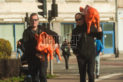 Gdański protest w obronie dzików