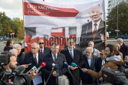 Konferencja PiS nt. zmiany nazwy ulicy Prezydenta Kaczyńskiego w Gdańsku