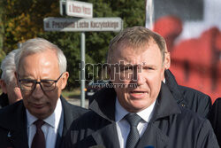 Konferencja PiS nt. zmiany nazwy ulicy Prezydenta Kaczyńskiego w Gdańsku