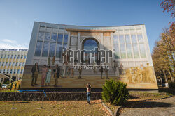 Mural Szkoła Ateńska na Uniwersytecie Gdańskim