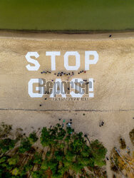 STOP GAS! happening aktywistów Greenpeace w Gdańsku