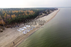 STOP GAS! happening aktywistów Greenpeace w Gdańsku