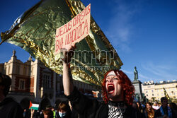 Prawo do azylu praeem człowieka - demonstracja w Krakowie