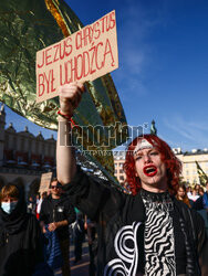 Prawo do azylu praeem człowieka - demonstracja w Krakowie