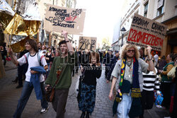 Prawo do azylu praeem człowieka - demonstracja w Krakowie