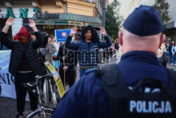 Prawo do azylu praeem człowieka - demonstracja w Krakowie