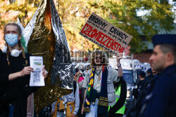 Prawo do azylu prawem człowieka - demonstracja w Krakowie