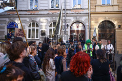 Prawo do azylu prawem człowieka - demonstracja w Krakowie