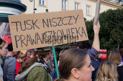 Demonstracja ph. Prawo do azylu prawem człowieka