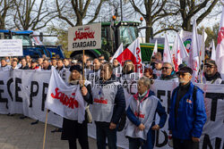 Protest Solidarności w Szczecinie