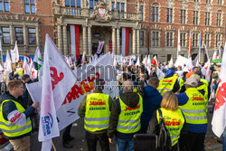 Protest Solidarności w Szczecinie