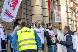 Protest Solidarności w Szczecinie