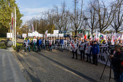 Protest Solidarności w Szczecinie