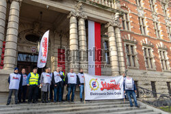 Protest Solidarności w Szczecinie