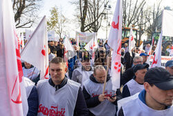 Protest Solidarności w Szczecinie