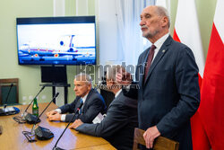 Konferencja prasowa Antoniego Macierewicza