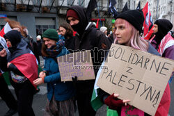 Demonstracja antyfaszystowska w Warszawie