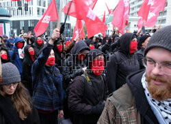 Demonstracja antyfaszystowska w Warszawie