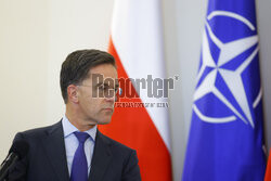 Sekretarz generalny NATO Mark Rutte z wizytą w Warszawie