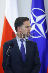 Sekretarz generalny NATO Mark Rutte z wizytą w Warszawie