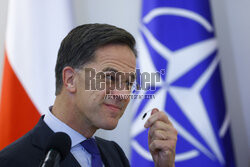 Sekretarz generalny NATO Mark Rutte z wizytą w Warszawie