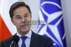 Sekretarz generalny NATO Mark Rutte z wizytą w Warszawie