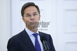 Sekretarz generalny NATO Mark Rutte z wizytą w Warszawie