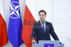 Sekretarz generalny NATO Mark Rutte z wizytą w Warszawie